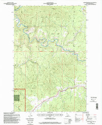 Lindstrom Peak 1995 topographic map thumbnail