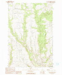 Little Bear Ridge 1990 topographic map thumbnail