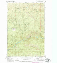 Little Goat Mountains 1981 topographic map thumbnail