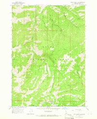 Little Trinity Lake 1964 topographic map thumbnail