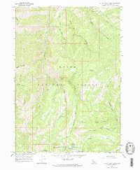 Little Trinity Lake 1964 topographic map thumbnail