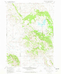 Little Valley Hills 1981 topographic map thumbnail