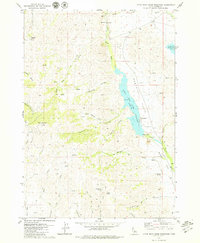 Little Wood River Reservoir 1979 topographic map thumbnail