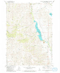 Little Wood River Reservoir 1979 topographic map thumbnail