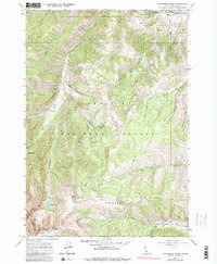 Livingston Creek 1964 topographic map thumbnail