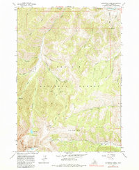 Livingston Creek 1964 topographic map thumbnail