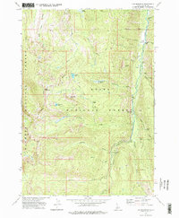 Log Mountain 1973 topographic map thumbnail