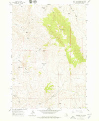 Lone Pine Peak 1963 topographic map thumbnail