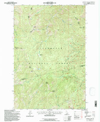 Lookout Peak 1994 topographic map thumbnail