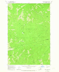 Lookout Peak 1965 topographic map thumbnail