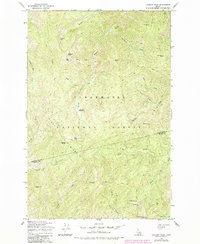 Lookout Peak 1965 topographic map thumbnail