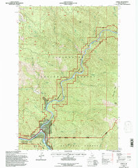 Lowell 1994 topographic map thumbnail