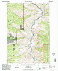 Lucile 1995 topographic map thumbnail