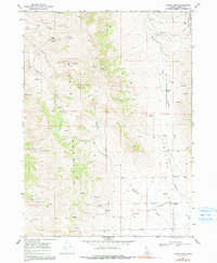 Lyman Pass 1968 topographic map thumbnail
