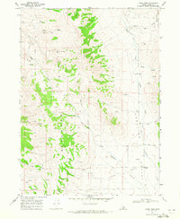 Lyman Pass 1968 topographic map thumbnail