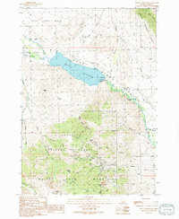 Mackay Reservoir 1991 topographic map thumbnail