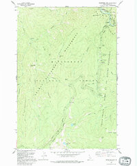 Magruder Mountain 1991 topographic map preview