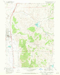 Malad City East 1968 topographic map thumbnail