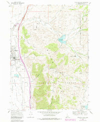 Malad City East 1968 topographic map thumbnail
