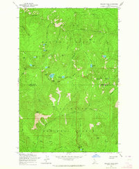 Mallard Peak 1963 topographic map thumbnail