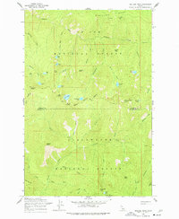 Mallard Peak 1963 topographic map thumbnail