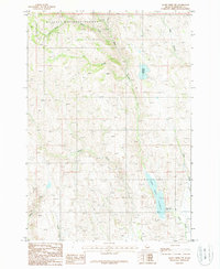 Mann Creek NW 1987 topographic map thumbnail