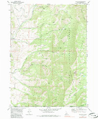 Mapleton 1969 topographic map thumbnail