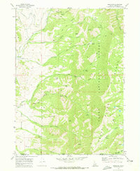 Mapleton 1969 topographic map thumbnail