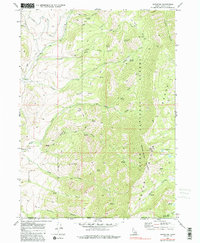 Mapleton 1969 topographic map thumbnail
