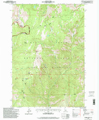 Marble Butte 1995 topographic map thumbnail