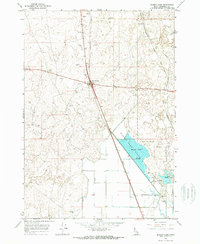 Market Lake 1964 topographic map thumbnail
