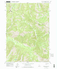 Marshall Peak 1964 topographic map thumbnail