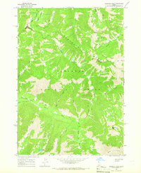 Marshall Peak 1964 topographic map thumbnail