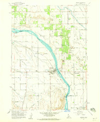 Marsing 1958 topographic map thumbnail