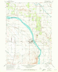Marsing 1958 topographic map thumbnail
