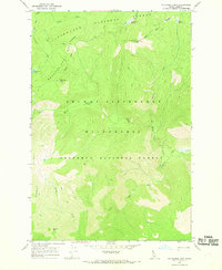 Mc Connell Mtn 1966 topographic map thumbnail