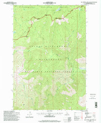 Mc Connell Mountain topographic map thumbnail