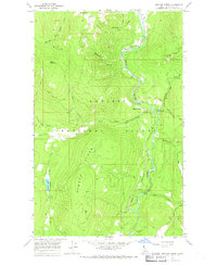 Meadow Creek 1965 topographic map thumbnail