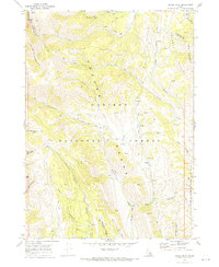 Meade Peak 1970 topographic map thumbnail
