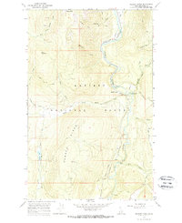 Meadow Creek 1965 topographic map thumbnail