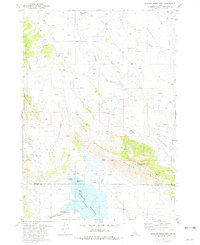 Meadow Creek Mtn topographic map thumbnail