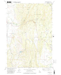 Meadows 1973 topographic map thumbnail