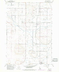 Melba 1958 topographic map thumbnail