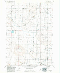 Melba 1992 topographic map thumbnail