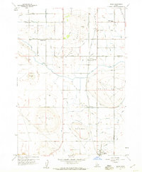 Melba 1958 topographic map preview