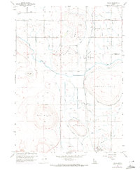 Melba 1958 topographic map preview