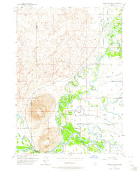 Menan Buttes 1951 topographic map thumbnail