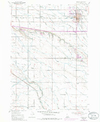 Meridian 1953 topographic map thumbnail