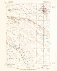 Meridian 1953 topographic map thumbnail