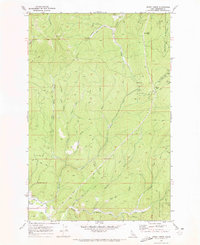 Merry Creek 1969 topographic map preview